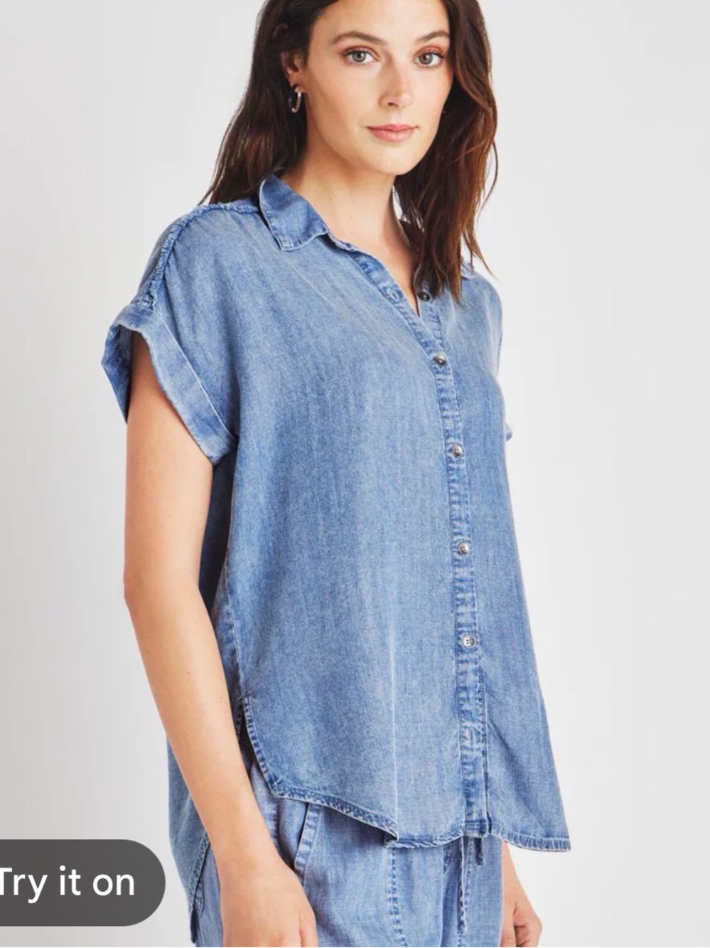 Splendid Kathryn Chambray Shirt NWT